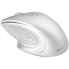 Мышь CANYON 2.4GHz Wireless Optical Mouse with 4 buttons, DPI 800/1200/1600, Pearl white, 115*77*38mm, 0.064kg