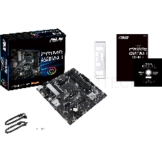 Материнская плата ASUS PRIME A520M-A II, Socket AM4, A520, 4*DDR4,  D-Sub+DP+HDMI, SATA3 + RAID, Audio, Gb LAN, USB 3.2*5, USB 2.0*4, COM*1 header (w/o cable), mATX ; 90MB17H0-M0EAY0