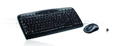 Клавиатура + мышь Logitech MK330 клав:черный мышь:черный USB беспроводная Multimedia