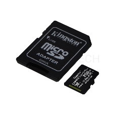 Флеш карта microSDHC 256GB microSDXC Class10 Kingston <SDCS2/256GB> UHS-I Canvas Select up to 100MB/s с адапт.