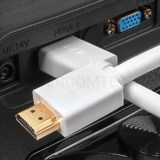 Greenconnect Кабель 2.0m HDMI версия 2.0, HDR 4:2:2, Ultra HD, 4K 60 fps 60Hz/5K*30Hz, 3D, AUDIO, 18.0 Гбит/с, 28/28 AWG, OD7.3mm, тройной экран, белый, GCR-50543 Greenconnect Кабель 2.0m HDMI версия 2.0, HDR 4:2:2, Ultra HD, 4K 60 fps 60Hz/5K*30Hz, 3D, A