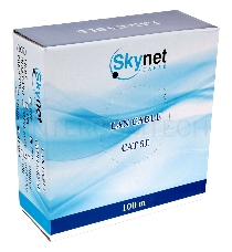 Кабель SkyNet Standart FTP outdoor 4x2x0,48, медный, FLUKE TEST, кат.5e, однож., 100 м, box, черный