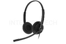 Гарнитура YEALINK YHS34 Dual Дуо, Проводная, HD звук, QD, RJ9, шт