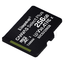 Флеш карта microSDHC 256GB microSDXC Class10 Kingston <SDCS2/256GBSP> UHS-I Canvas Select up to 100MB/s без адапт