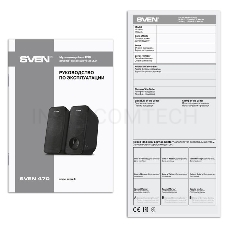 Портативная колонка SVEN 470 (12Вт, USB) [SV-016326] Цвет: черный