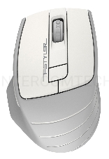 Мышь A4 Fstyler FG30S белый/серый оптическая (2000dpi) silent беспроводная USB (6but)