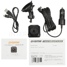 Видеорегистратор Digma FreeDrive 205 Night FHD черный 2Mpix 1080x1920 1080p 170гр. GP5168