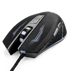 Мышь игровая Гарнизон GM-730G, Астерион, код Survarium, USB, чип Х3, черн., софт тач, 2400 DPI, 6 кн.+колесо-кнопка