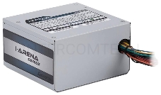 Блок питания  Chieftec 600W OEM GPC-600S [iARENA] ATX v.2.3, КПД > 80%, A.PFC, 2x PCI-E (6+2-Pin), 6x SATA, 2x MOLEX, 8PIN EPS (4+4), Fan 12cm
