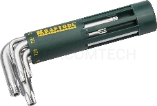 Набор ключей KRAFTOOL 27433-1_z01  expert корот. cr-mo сталь держ.-рук. t10-t50.8 пред