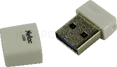 Флеш Диск Netac U116 64Gb <NT03U116N-064G-20WH>, USB2.0, миниатюрная пластиковая белая
