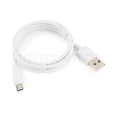 Кабель USB 2.0 Pro Cablexpert CC-mUSB2-AMBM-6W, AM/microBM 5P, 1.8м, экран, белый, пакет