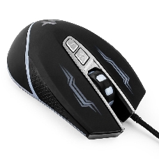 Мышь игровая Гарнизон GM-730G, Астерион, код Survarium, USB, чип Х3, черн., софт тач, 2400 DPI, 6 кн.+колесо-кнопка