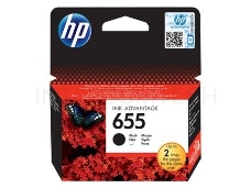 Картридж струйный HP 655 CZ109AE черный для HP DJ IA 3525/4615/4625/5525/6525 (550стр.)