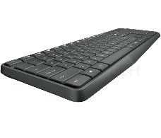 Клавиатура + мышь Logitech MK235 клав:черный мышь:черный USB беспроводная