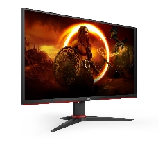 Монитор LCD 27 16:9 1920х1080(FHD) IPS, nonGLARE, 250cd/m2, H178°/V178°, 1000:1, 80M:1, 16,7 миллионов цветов, 1ms, VGA, 2xHDMI, DP, Tilt, Swivel, Speakers, Curved, 2Y, Black-Red