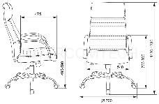 Кресло руководителя Бюрократ T-8010N/SL/BLACK черный искусственная кожа крестовина хром