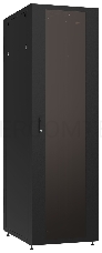Шкаф коммутационный C3 Solutions Practic.3 24-68.GF12.SD2.BF12 B (NT435084) напольный 24U 600x800мм пер.дв.стекл задн.дв.двуст. 2 бок.пан. направл.под закл.гайки 1300кг черный 710мм 65кг IP20 сталь