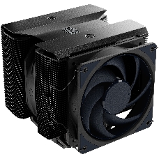 Кулер для ЦПУ Cooler Master Master Air MA824 Stealth (300W, 4-pin, 165.6mm, tower, Al, 2xfans: 1x135mm&1x120mm/63.6CFM/24.6dBA/~1950rpm/1700/1200/1151/1150/1155/1156/AM5/AM4)