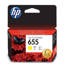 Картридж струйный HP 655 CZ112AE желтый для HP DJ IA 3525/4615/4625/5525/6525 (600стр.)