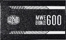 Блок питания Cooler Master MWE Bronze, 600W, ATX, 120mm, 6xSATA, 2xPCI-E(6+2), APFC, 80+ Bronze MPE-6001-ACAAB-EU