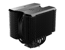 Кулер для ЦПУ Cooler Master Master Air MA824 Stealth (300W, 4-pin, 165.6mm, tower, Al, 2xfans: 1x135mm&1x120mm/63.6CFM/24.6dBA/~1950rpm/1700/1200/1151/1150/1155/1156/AM5/AM4)