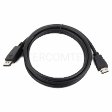 Кабель DisplayPort-HDMI Gembird/Cablexpert  3м, 20M/19M, черный, экран, пакет(CC-DP-HDMI-3M)