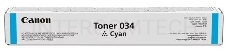 Тонер-картридж Canon 034 9453B001 голубой туба для копира iR C1225iF 7300 стр.