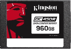 Накопитель SSD 2.5 Kingston 960Gb DC450R Series <SEDC450R/960G> (SATA3, up to 560/530Mbs, 98000 IOPS, 3D TLC, 582TBW, 7mm)