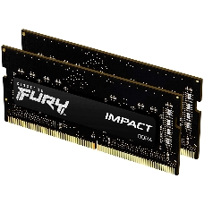 Память оперативная Kingston 16GB 2666MHz DDR4 CL15 SODIMM (Kit of 2) FURY Impact