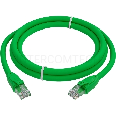 Патч-корд GCR прямой 7.5m UTP кат.6, зеленый, 24 AWG, ethernet high speed, RJ45, T568B, GCR-52391