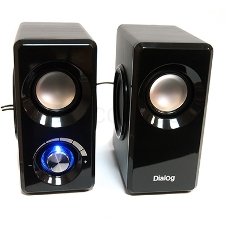 Колонки Dialog AST-25UP Black {2*3W RMS, активные} 