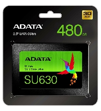 Накопитель SSD  ADATA 480GB SU630 QLC 2.5 SATAIII 3D NAND / without 2.5 to 3.5 brackets