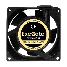 Вентилятор 220В ExeGate EX289002RUS EX08038SAT (80x80x38 мм, Sleeve bearing (подшипник скольжения), клеммы, 2400RPM, 36dBA)