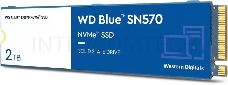 Твердотельный накопитель SSD WD Blue 3D NAND WDS200T3B0C 2ТБ M2.2280 PCI-E x4