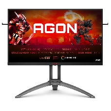 МОНИТОР 27 AOC AGON AG273QX Black-Silver с поворотом экрана (VA, 2560x1440, 165Hz, HDR400, 1 ms, 178°/178°, 400 cd/m, 5
