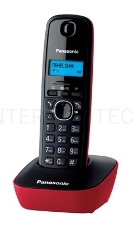 Телефон Panasonic KX-TG1611RUR (красный) {АОН, Caller ID,12 мелодий звонка,подсветка дисплея,поиск трубки}