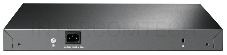 Коммутатор TP-Link 24-port Gigabit Managed PoE switch with 4 10G SFP+ ports, support 802.3af/at PoE, 1 console port, 19-inch rack mount, support L2/L2+ features.
