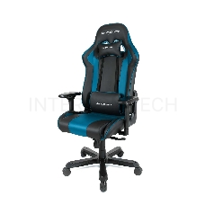 Игровое кресло DXRacer King чёрно-синее (OH/KS99/NB, экокожа, регулируемый угол наклона)