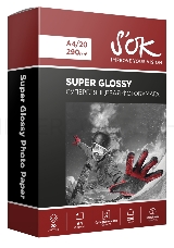Фотобумага RC Super Glossy; 290gsm; A4*20 // Суперглянцевая; 290г/м2; формат А4; 20 листов RC