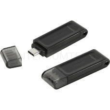 Флеш Диск Kingston 128Gb DataTraveler DT70 <DT70/128GB>, USB-C 3.2 Gen 1