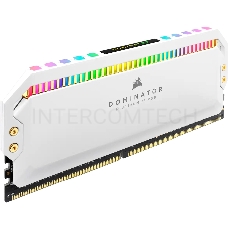 Модуль памяти Corsair DDR4, 3600MHz 16GB 2x8GB DIMM, Unbuffered, 18-19-19-39, XMP 2.0, DOMINATOR PLATINUM RGB White Heatspreader, RGB LED, 1.35V