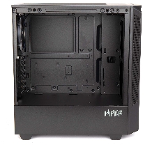 Корпус Hiper PB81 черный без БП ATX 3x120mm 2xUSB2.0 2xUSB3.0 audio bott PSU