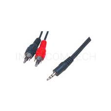 Кабель Кабель аудио Gembird, джек3.5 / 2xRCA, 1.5м CCA-458-1.5M