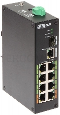 Коммутатор Dahua DH-LR2110-8ET-120  8-портовый ePoE