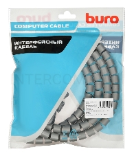 Кабельный органайзер Buro BHP CG155S Spiral Hose 15x1500mm Silver