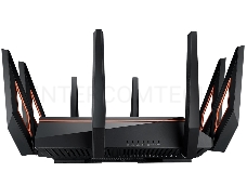 Маршрутизатор ASUS GT-AX11000 Tri-band WiFi 6(802.11ax) Gaming Router –Worlds first 10 Gigabit Wi-Fi router with a quad-core processor, 2.5G gaming port, DFS band, wtfast, Adaptive QoS, AiMesh for mesh wifi system