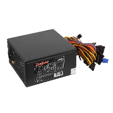 Блок питания 500W Exegate 500PPX RTL, ATX, black, active PFC, 12cm, 20+4pin/4pin/PCI-E/4*IDE/5*SATA