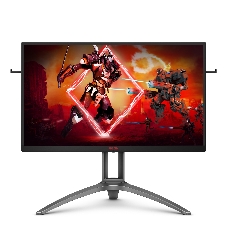 МОНИТОР 27 AOC AGON AG273QX Black-Silver с поворотом экрана (VA, 2560x1440, 165Hz, HDR400, 1 ms, 178°/178°, 400 cd/m, 5