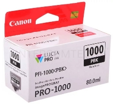 Картридж Canon PFI-1000 PBK для IJ SFP PRO-1000 WFG. Фото чёрный. 80 мл.